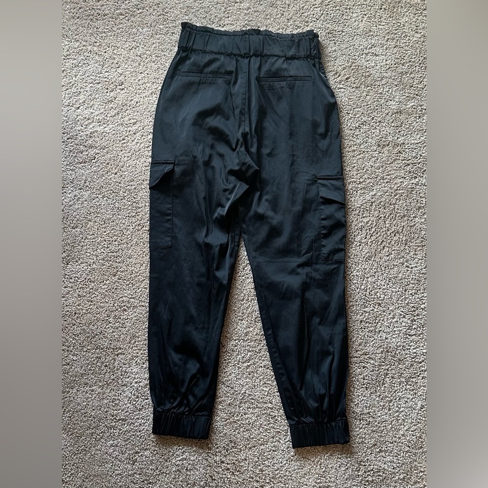 Zara Silky Cargo Pants